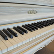 1960 Antique white Sohmer console piano - Upright - Console Pianos